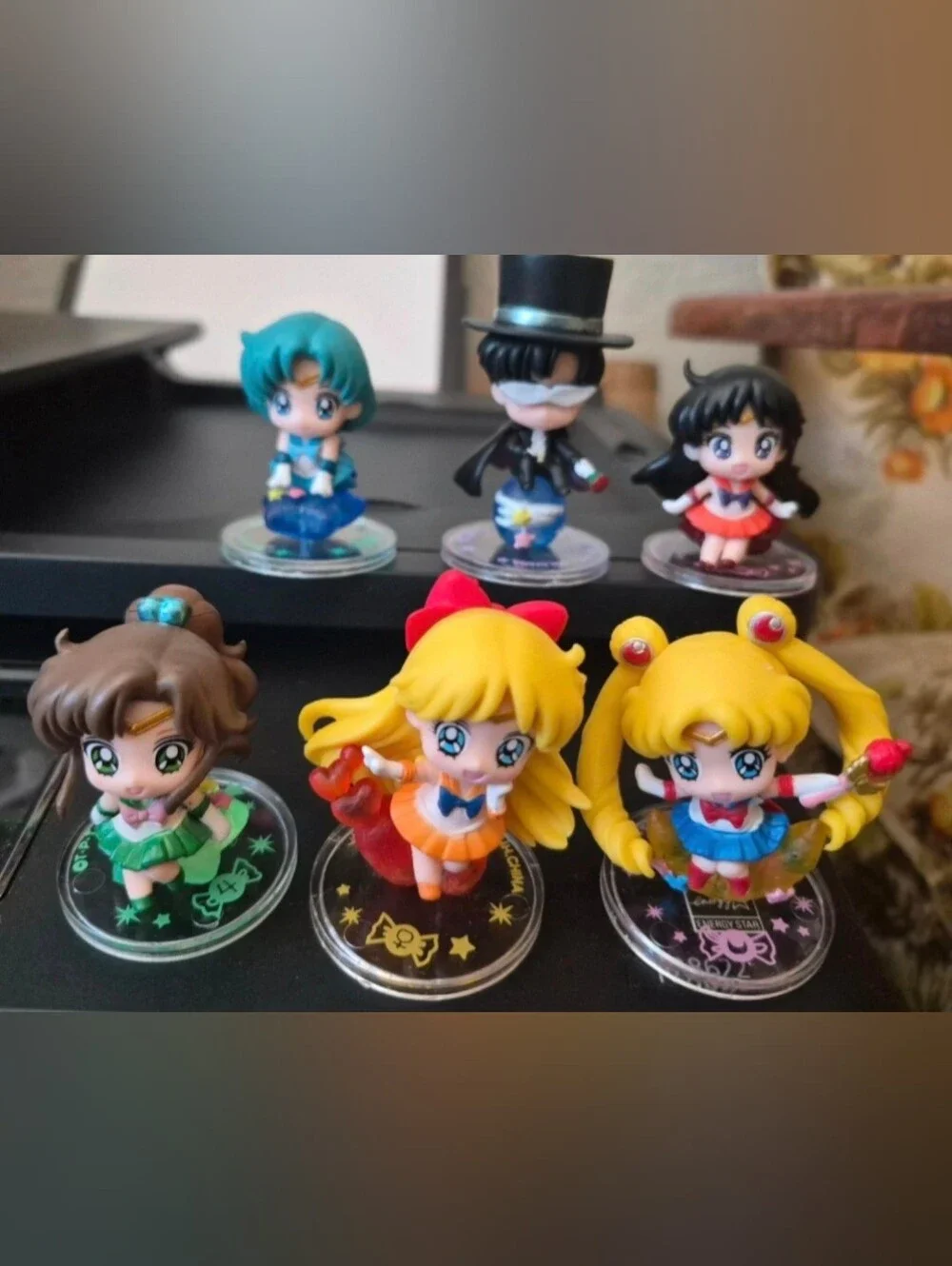 Set Of 6 Sailor Moon Characters Mini Figures